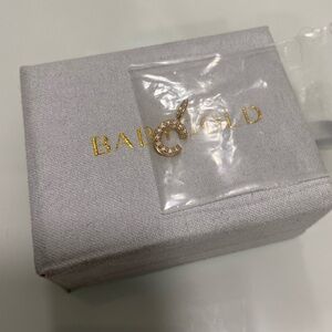 14k Gold Initial C charm
